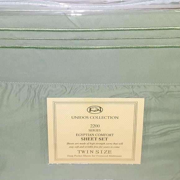 Twin Bed Sheets Set - 3 Piece Set - Choice of Colors - Picture 11 of 11